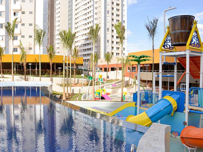 Solar Das Aguas Park Resort - Proximo Ao Thermas Dos Laranjais Olímpia Eksteriør bilde